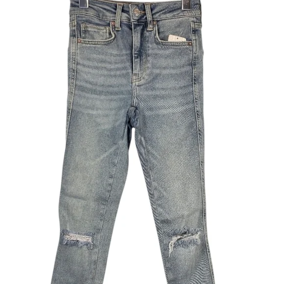 We The Free Free People Raw Hem High Rise Jegging Jeans 24 (XS/0) NWT - Picture 1 of 11